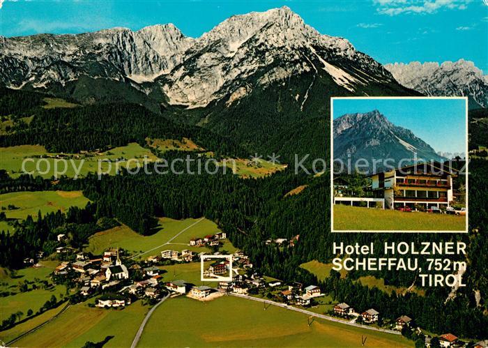 Scheffau Wilden Kaiser Fliegeraufnahme Hotel Holzner