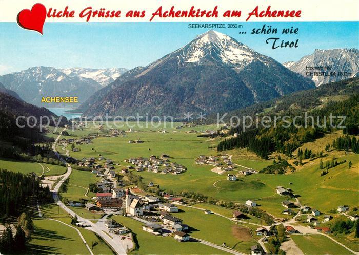 Achenkirch Fliegeraufnahme am Achensee