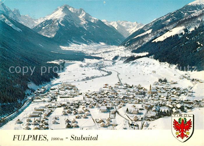 Fulpmes Tirol Fliegeraufnahme Stubaital