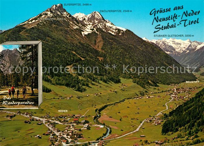 Neder bei Neustift Fliegeraufnahme