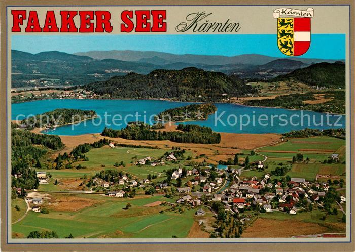 Faakersee Fliegeraufnahme