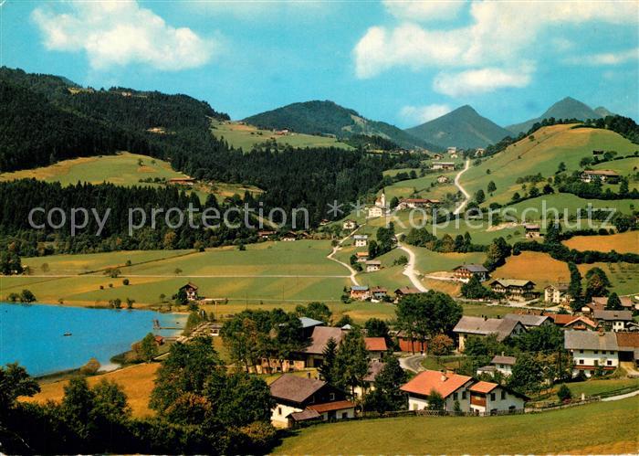Thiersee Fliegeraufnahme mit Sonnwendjoch