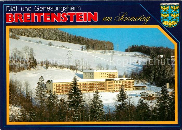 Breitenstein Niederoesterreich Diaet- und Genesungsheim am Semmering