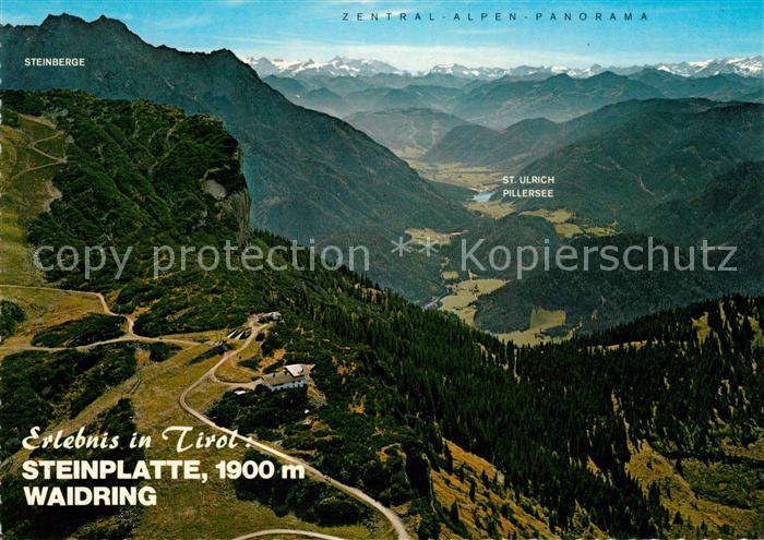 Waidring Tirol Fliegeraufnahme Steinplatte