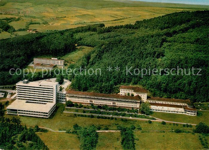 Hoexter Weser Fliegeraufnahme Weserberglandklinik