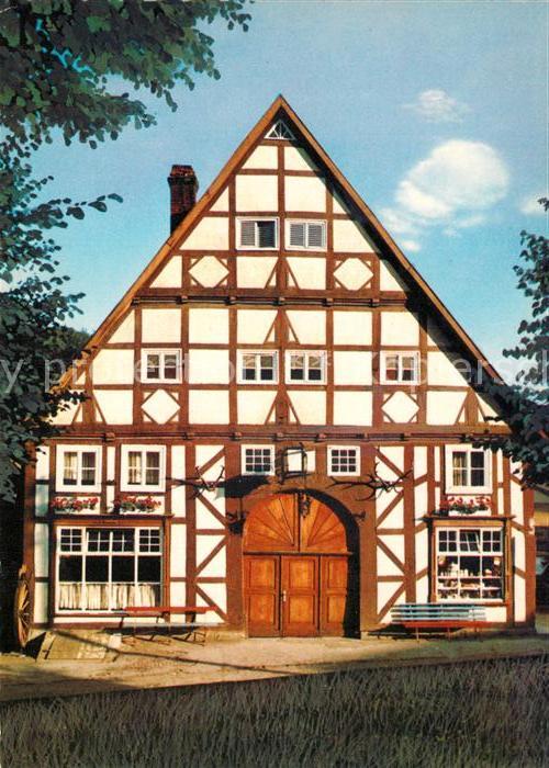 Himmighausen Historische Gaststaette Kukuk Fachwerk