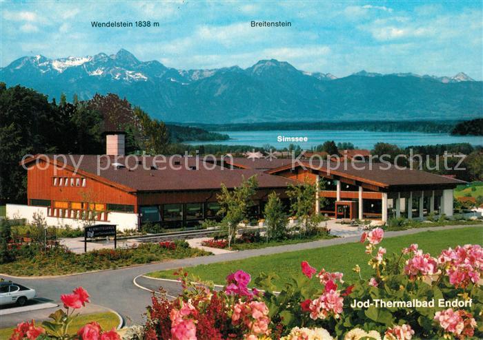Bad Endorf Jod Thermalbad Simssee Alpenpanorama