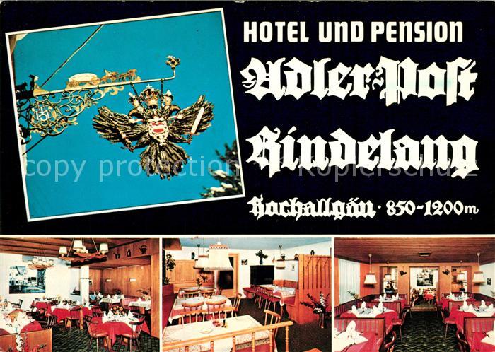Hindelang Hotel Pension Adler Post Restaurant Tuerschild