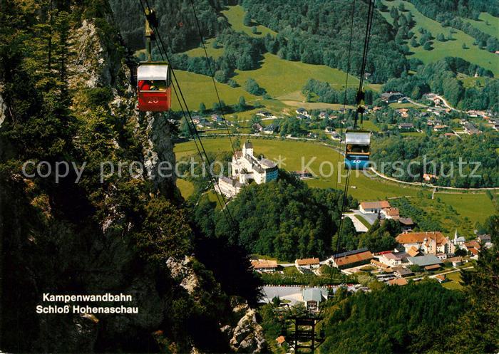 Aschau Chiemgau Kampenwandbahn Schloss Hohenaschau Bayerische Alpen