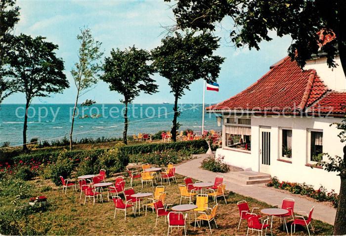 Laboe Hotel Neu Stein Terrasse Meerblick Kieler Foerde