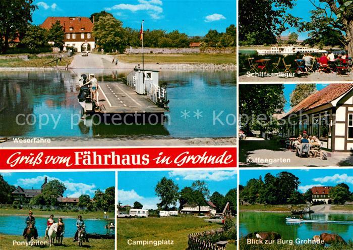 Grohnde Gasthaus Pension Grohner Faehrhaus Weserfaehre Ponyreiten Campingplatz B