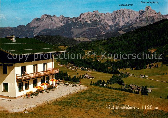 St Martin Tennengebirge Gasthof Pension Buttermilchalm Alpenpanorama