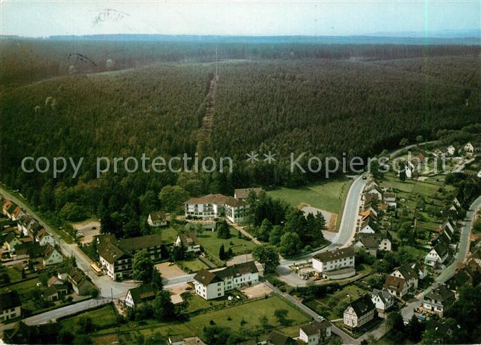 Neuhaus Solling Heilklimatischer Hoehenluftkurort Fliegeraufnahme
