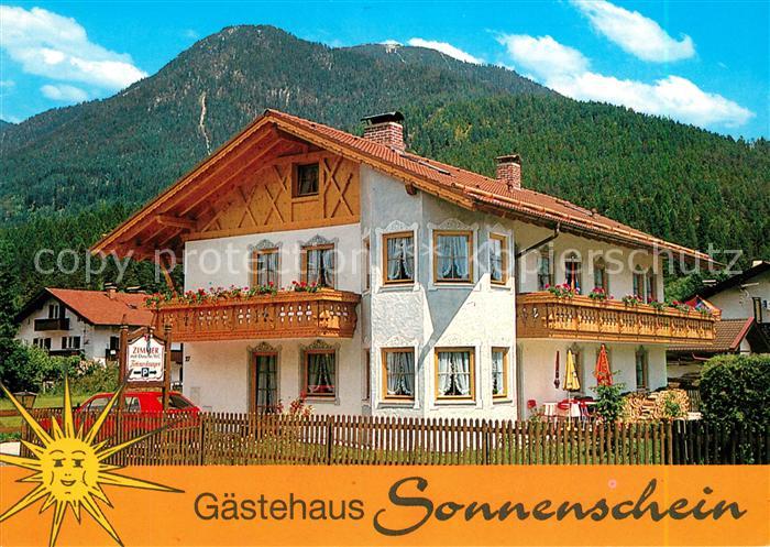GARMISCH-PARTENKIRCHEN Bayern Gaestehaus Sonnenschein