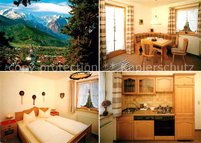 GARMISCH-PARTENKIRCHEN Bayern Gaestehaus Sonnenschein Alpenpanorama
