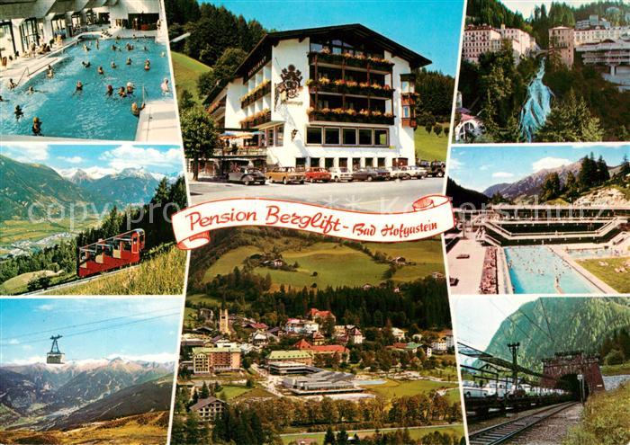 Bad Hofgastein Gaststaette Pension Berglift Hallenbad Bergbahn Wasserfall