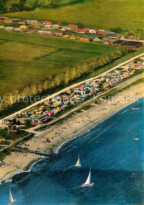 Vogelsang-Gruenholz Campingplatz Dorotheenthal Fliegeraufnahme Stueckzahlkarte