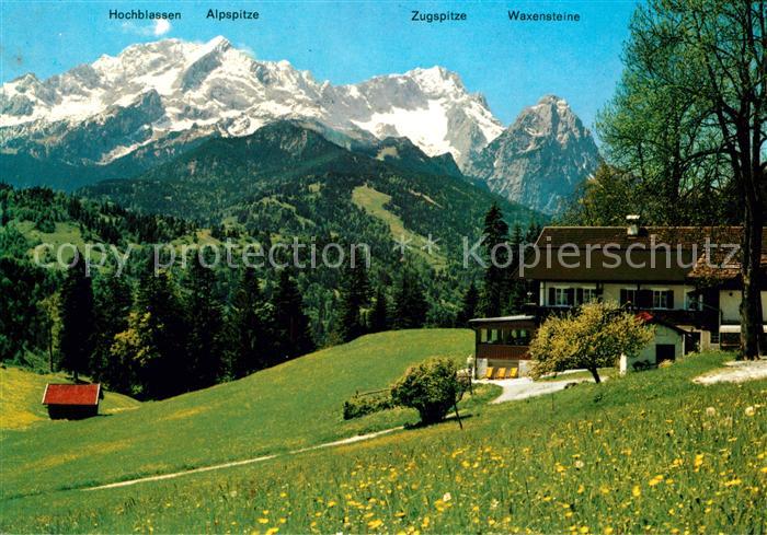 Garmisch-Partenkirchen Berggasthof Gschwandtnerbauer Zugspitzgruppe Wettersteing