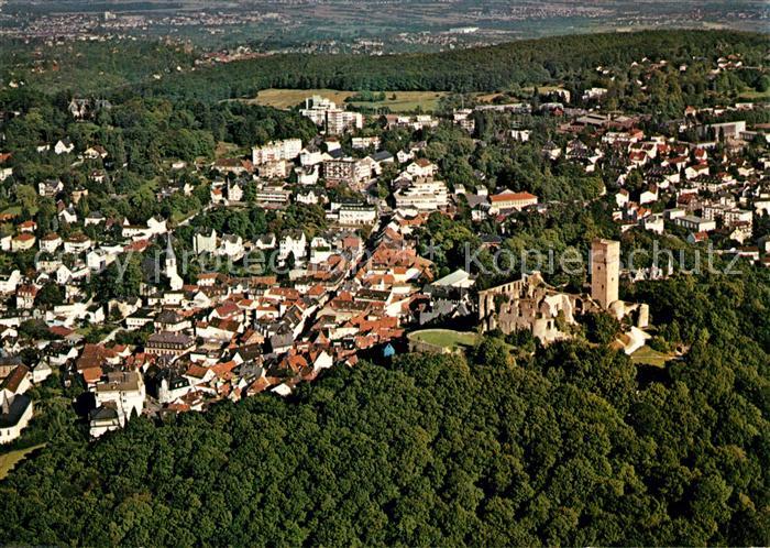 Koenigstein Taunus Heilklimatischer Kurort Burg Fliegeraufnahme