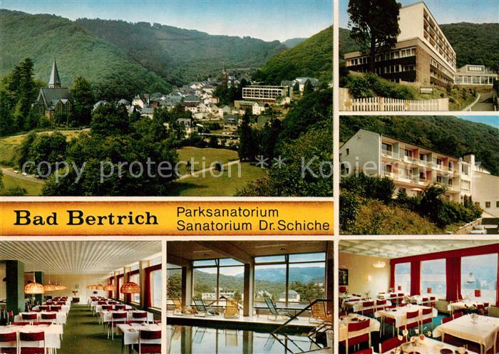 Bad Bertrich Parksanatorium Dr Schiche Restaurant Stadtpanorama