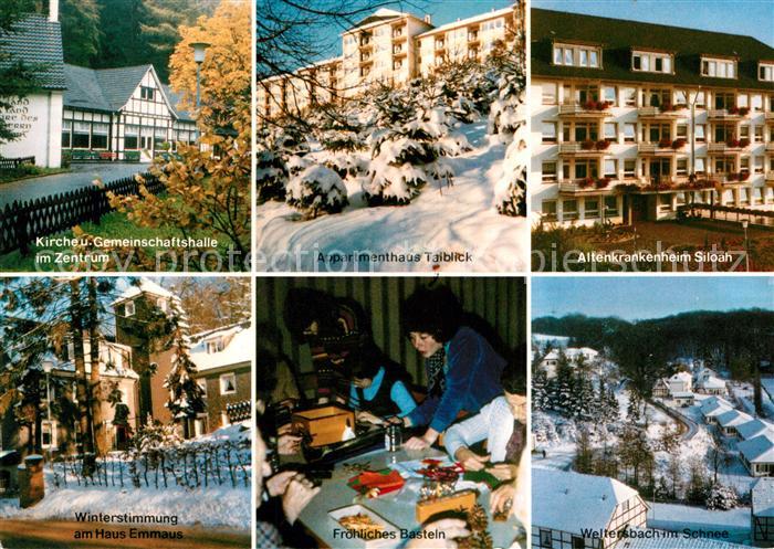 Weltersbach Witzhelden Pilgerheim Kirche Gemeinschaftshalle Appartmenthaus Alten