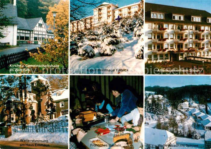 Weltersbach Witzhelden Kirche Gemeinschaftshalle Appartmenthaus Altenkrankenheim