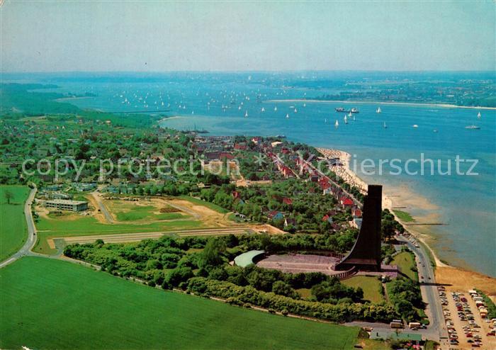 Laboe Marine Ehrenmal Ostseebad Fliegeraufnahme