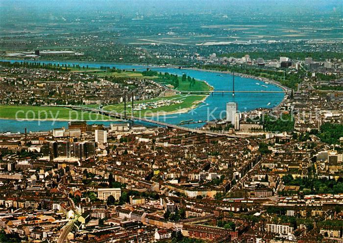 Duesseldorf Fliegeraufnahme