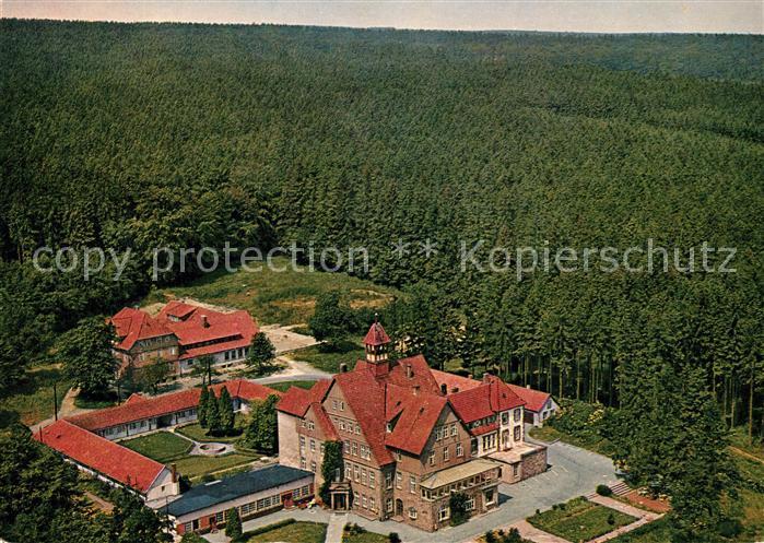 Dassel Solling CVJM Erholungsheim und Jugendbegegnungsstaette Fliegeraufnahme