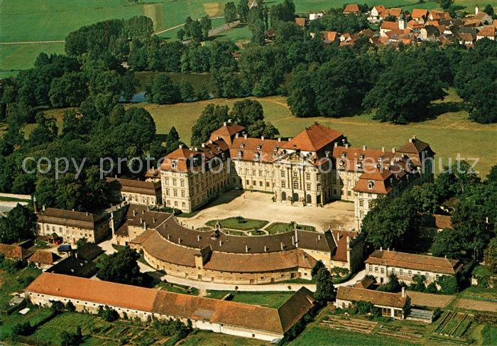 Pommersfelden Schloss Weissenstein 18. Jhdt. Fliegeraufnahme