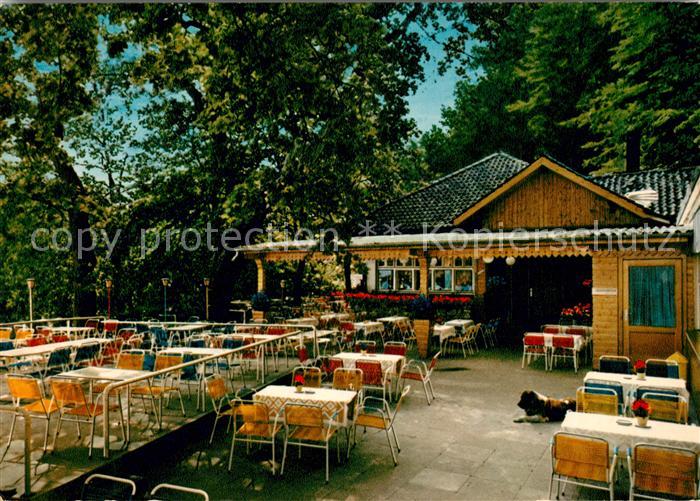 Greene Kreiensen Burggaststaette Terrasse