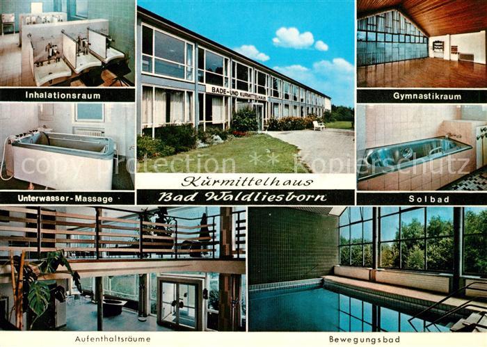 Bad Waldliesborn Kurmittelhaus Anwendungen Bewegungsbad Gymnastikraum Aufenthalt