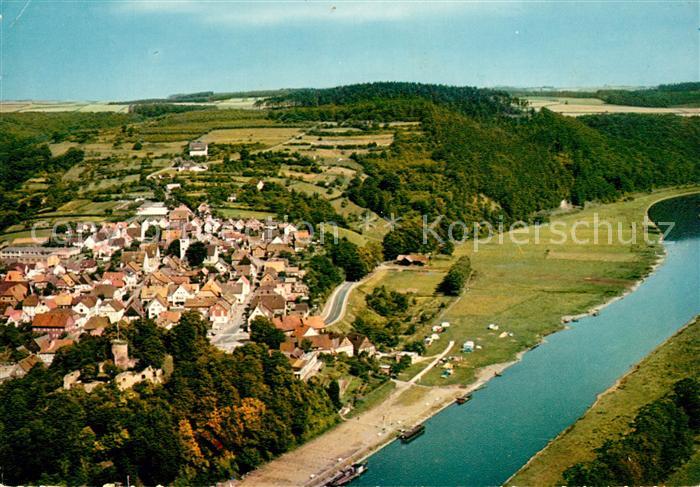 Polle Oberweser Campingplatz Koester Fliegeraufnahme