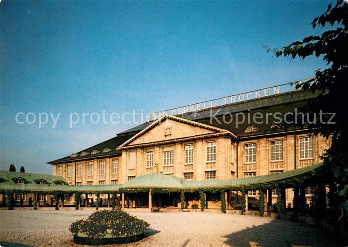 Wiesbaden Sektkellerei Henkell Gebaeude in Klassizitischen Tradition Kurstadt
