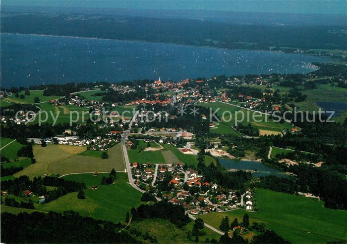 Seeshaupt Starnbergersee Fliegeraufnahme