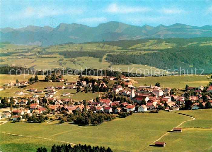 Scheidegg Allgaeu Fliegeraufnahme