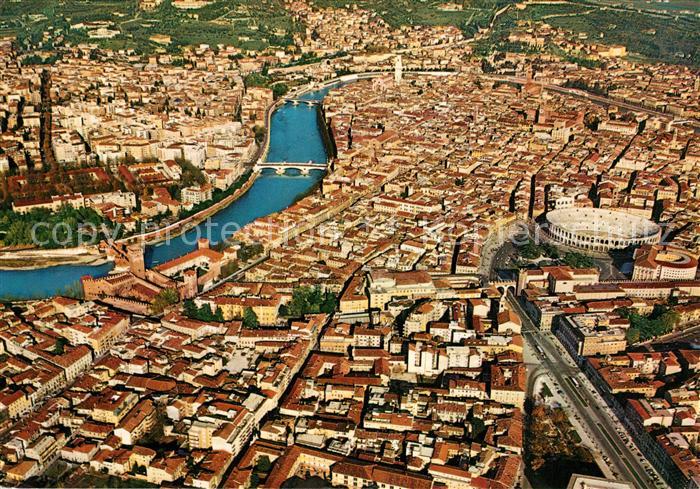 Verona Veneto Veduta aerea