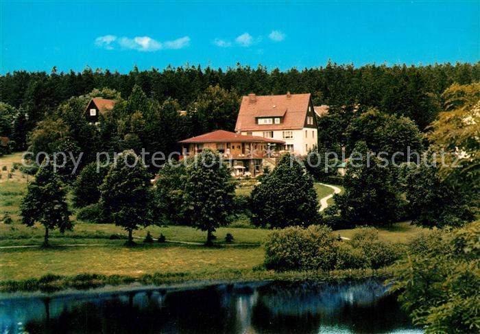 Hahnenklee-Bockswiese Harz Bastei Gaestehaus Cafe Restaurant Teich