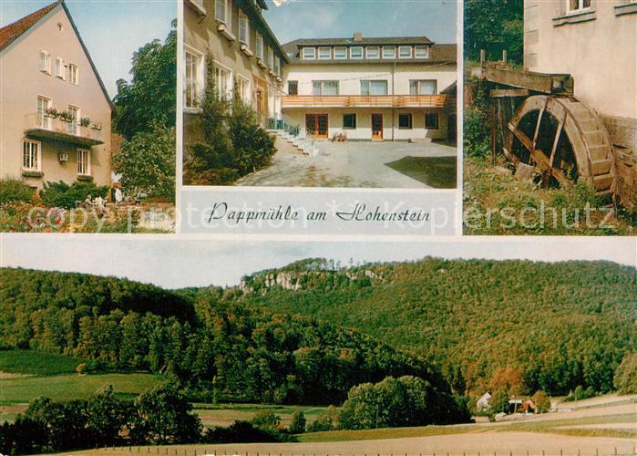 Hessisch Oldendorf Pappmuehle am Hohenstein Landschaftspanorama