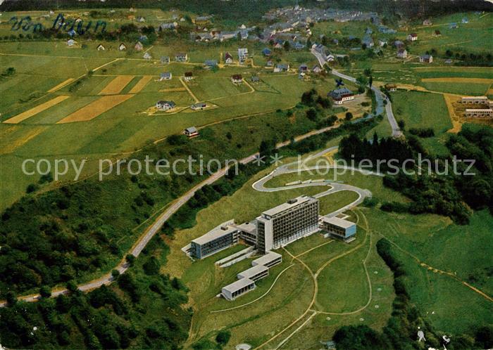 Manderscheid Eifel Eifelsanatorium der LVA Rheinprovinz Fliegeraufnahme