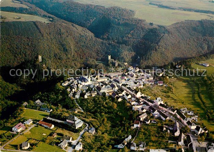 Manderscheid Eifel Kneipp und Klimakurort Fliegeraufnahme