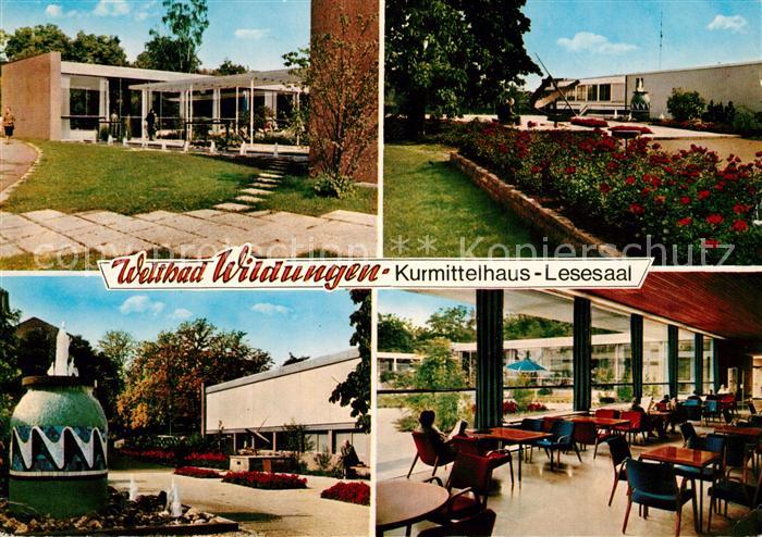 Bad Wildungen Kurmittelhaus Lesesaal Park