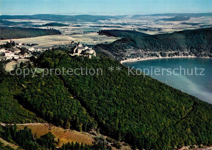 Edersee Fliegeraufnahme Schloss Waldeck