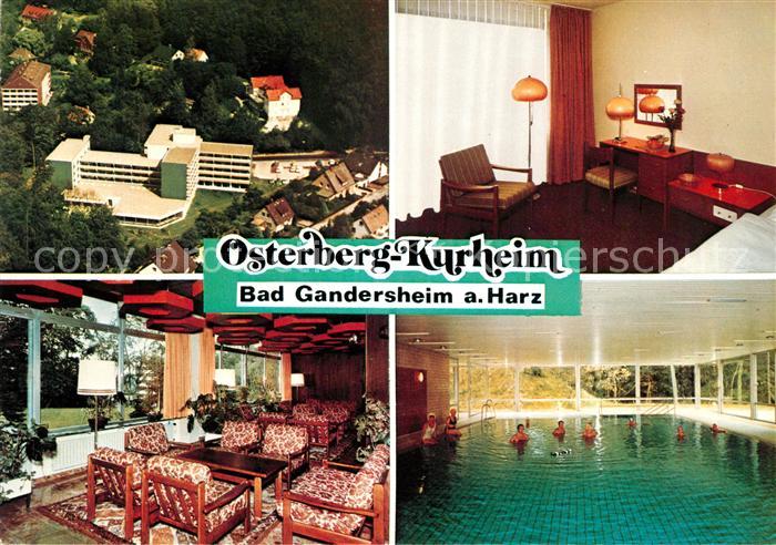 Gandersheim Bad Kurheim Osterberg Schwimmbad Flugaufnahme