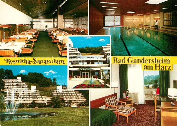 Gandersheim Bad Schwimmbad Roswitha Sanatorium Rontaine