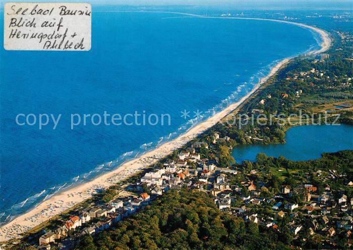 Bansin Ostseebad Fliegeraufnahme Heringsdorf Ahlbeck