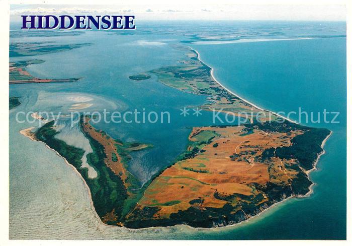 Insel Hiddensee Fliegeraufnahme