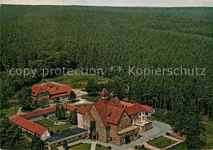 Dassel Solling Fliegeraufnahme CVJM Erholungsheim Jugendbegegnungsstaette