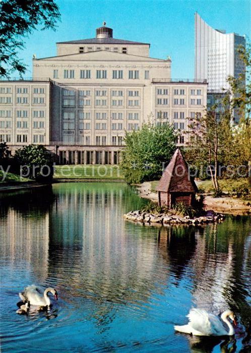 LEIPZIG Sachsen Schwanenteich Oper