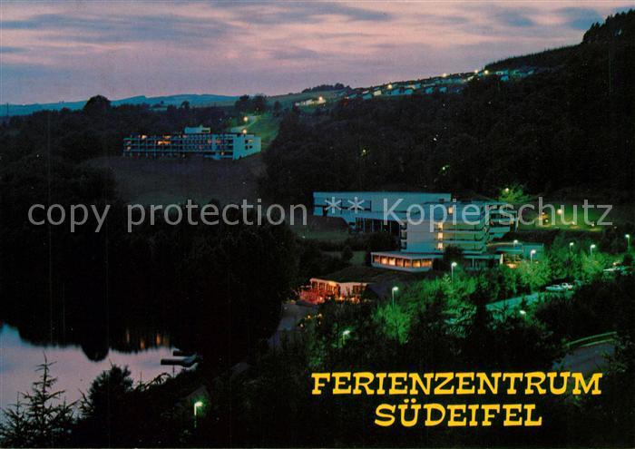 Biersdorf See Sporthotel Dorint Stausee Nachtaufnahme